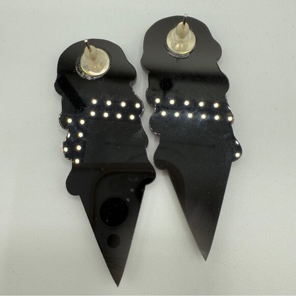 Colorful Ice Cream Cone Earrings - Pierced - Picture 3 of 7